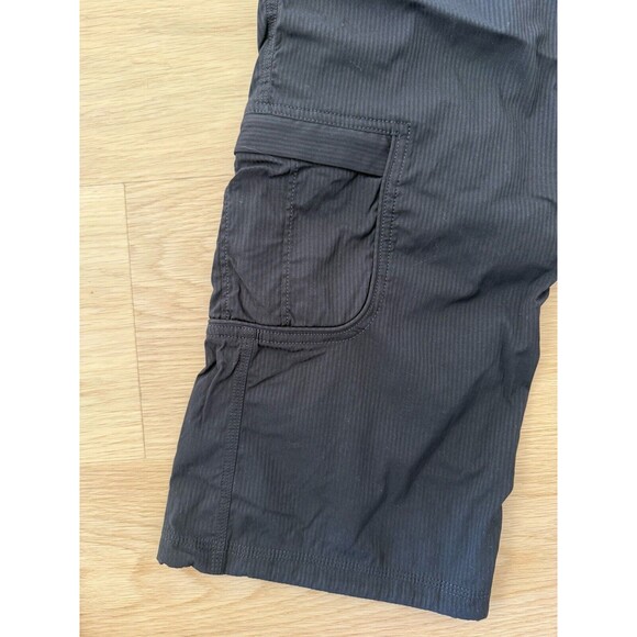 Lululemon Yoga Camp Crop Cargo Capri Dance Studio Swift Drawstring Black - Picture 6 of 10